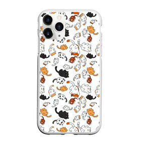 Чехол для iPhone 11 Pro Max матовый с принтом Котики в Кировске, Силикон |  | животные | звери | зевающий кот | кися | кот | котенок | котики | коты | кричащий кот | минимализм | питомцы | прикольные картинки | текстура | фон