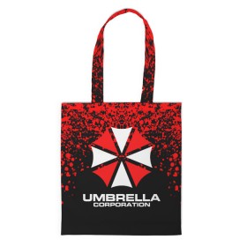 Сумка 3D повседневная с принтом Umbrella Corporation. в Кировске, 100% полиэстер | Плотность: 200 г/м2; Размер: 34×35 см; Высота лямок: 30 см | resident evil | umbrella corporation | амбрелла | амбрелла корпорейшн | вирус | вымышленная военная и фармацевтическая корпорация | игра | умбрелла