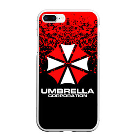 Чехол для iPhone 7Plus/8 Plus матовый с принтом Umbrella Corporation в Кировске, Силикон | Область печати: задняя сторона чехла, без боковых панелей | resident evil | umbrella corporation | амбрелла | амбрелла корпорейшн | вирус | вымышленная военная и фармацевтическая корпорация | игра | умбрелла