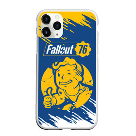 Чехол для iPhone 11 Pro матовый с принтом FALLOUT_76 в Кировске, Силикон |  | 101 | 111 | 13 | 76 | atom cats | bethesda | brotherhood of steel | fallout | nuka cola | tunnel snakes | vault | war | братство стали | война | убежище | фолаут | фоллаут | ядер кола