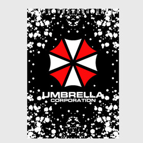 Скетчбук с принтом Umbrella Corporation в Кировске, 100% бумага
 | 48 листов, плотность листов — 100 г/м2, плотность картонной обложки — 250 г/м2. Листы скреплены сверху удобной пружинной спиралью | resident evil | umbrella corporation | амбрелла | амбрелла корпорейшн | вирус | вымышленная военная и фармацевтическая корпорация | игра | умбрелла