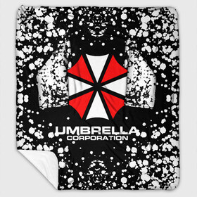 Плед с рукавами с принтом Umbrella Corporation в Кировске, 100% полиэстер | Закругленные углы, все края обработаны. Ткань не мнется и не растягивается. Размер 170*145 | Тематика изображения на принте: resident evil | umbrella corporation | амбрелла | амбрелла корпорейшн | вирус | вымышленная военная и фармацевтическая корпорация | игра | умбрелла