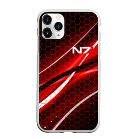 Чехол для iPhone 11 Pro матовый с принтом MASS EFFECT N7 в Кировске, Силикон |  | bioware | n7 | shepard | броня | жнецы | костюм | масс эффект | н7 | стальная броня | шепард | эффект массы