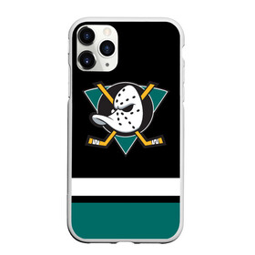 Чехол для iPhone 11 Pro Max матовый с принтом Анахайм Дакс в Кировске, Силикон |  | anaheim | anaheim ducks | ducks | hockey | nhl | usa | дакс | нхл | спорт | сша | хоккей | шайба