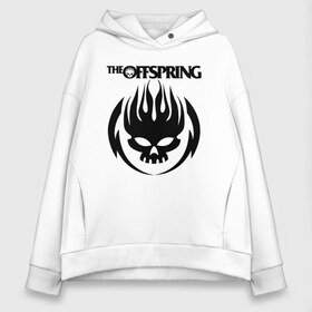 Женское худи Oversize хлопок с принтом THE OFFSPRING в Кировске, френч-терри — 70% хлопок, 30% полиэстер. Мягкий теплый начес внутри —100% хлопок | боковые карманы, эластичные манжеты и нижняя кромка, капюшон на магнитной кнопке | america | offspring | the offspring | usa | америка | атом уиллард | грег к | декстер холланд | джеймс лилья | нудлс | огонь | офспринг | оффспринг | пит парада | пламя | рон уэлти | сша | череп