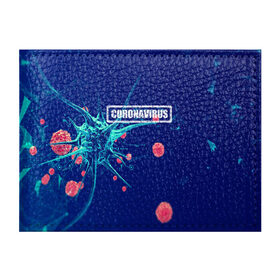 Обложка для студенческого билета с принтом CORONAVIRUS в Кировске, натуральная кожа | Размер: 11*8 см; Печать на всей внешней стороне | covid 19 | molecule | абстракция | клетки | коронавирус | медицина | микробы | молекулы | наука | нейрон | нейроны | текстура | текстуры | формула