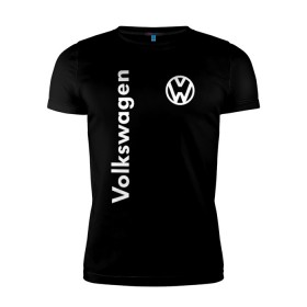 Мужская футболка премиум с принтом Volkswagen. в Кировске, 92% хлопок, 8% лайкра | приталенный силуэт, круглый вырез ворота, длина до линии бедра, короткий рукав | 2020 | car | sport | volkswagen | авто | автомобильные | бренд | вирус | коронавирус | марка | машина | новый лого | спорт | стиль | фольксваген