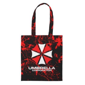 Сумка 3D повседневная с принтом Umbrella Corporation. в Кировске, 100% полиэстер | Плотность: 200 г/м2; Размер: 34×35 см; Высота лямок: 30 см | resident evil | umbrella corporation | амбрелла | амбрелла корпорейшн | вирус | вымышленная военная и фармацевтическая корпорация | игра | умбрелла