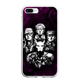 Чехол для iPhone 7Plus/8 Plus матовый с принтом JOJO`S BIZARRE ADVENTURE в Кировске, Силикон | Область печати: задняя сторона чехла, без боковых панелей | adventure | jojo | jojo s bizarre | jojo’s bizarre adventure | killer queen | yare yare daze | аниме | джоджо | манга | невероятные приключения джоджо | яре яре дазе