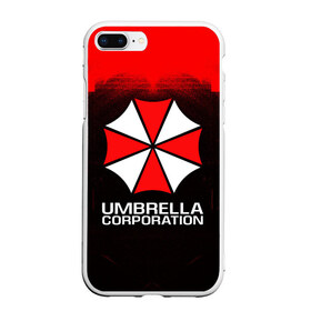 Чехол для iPhone 7Plus/8 Plus матовый с принтом UMBRELLA CORP в Кировске, Силикон | Область печати: задняя сторона чехла, без боковых панелей | ada wong | biohazard | leon | nemesis | project resistance | raccoon city | re | re3 | resident evil | resident evil 3 | rpd | stars | umbrella | ада вонг | амбрелла | немезис | ужасы