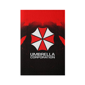 Обложка для паспорта матовая кожа с принтом UMBRELLA CORP в Кировске, натуральная матовая кожа | размер 19,3 х 13,7 см; прозрачные пластиковые крепления | ada wong | biohazard | leon | nemesis | project resistance | raccoon city | re | re3 | resident evil | resident evil 3 | rpd | stars | umbrella | ада вонг | амбрелла | немезис | ужасы