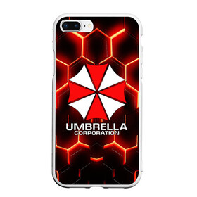 Чехол для iPhone 7Plus/8 Plus матовый с принтом UMBRELLA CORP в Кировске, Силикон | Область печати: задняя сторона чехла, без боковых панелей | ada wong | biohazard | leon | nemesis | project resistance | raccoon city | re | re3 | resident evil | resident evil 3 | rpd | stars | umbrella | ада вонг | амбрелла | немезис | ужасы