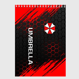 Скетчбук с принтом UMBRELLA CORP в Кировске, 100% бумага
 | 48 листов, плотность листов — 100 г/м2, плотность картонной обложки — 250 г/м2. Листы скреплены сверху удобной пружинной спиралью | ada wong | biohazard | leon | nemesis | project resistance | raccoon city | re | re3 | resident evil | resident evil 3 | rpd | stars | umbrella | ада вонг | амбрелла | немезис | ужасы