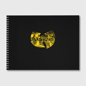 Альбом для рисования с принтом Wu-Tang Clan в Кировске, 100% бумага
 | матовая бумага, плотность 200 мг. | genius gza | method man | razor rza | wu tang | wu tang clan | ву танг клан | гангста рэп | гангстеры | девяти человек | музыка | хип хоп