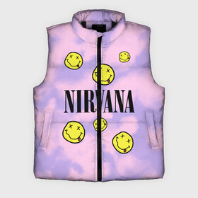 Мужской жилет утепленный 3D с принтом NIRVANA в Кировске,  |  | in utero | nevermind | nirvana | nirvana in utero | nirvana logo | smile | курт кобейн | нирвана | нирвана in utero | нирвана лого