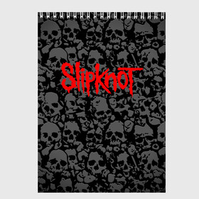 Скетчбук с принтом SLIPKNOT в Кировске, 100% бумага
 | 48 листов, плотность листов — 100 г/м2, плотность картонной обложки — 250 г/м2. Листы скреплены сверху удобной пружинной спиралью | slipknot | джей вайнберг | джеймс рут | джои джордисон | донни стили | кори тейлор | крис фен | крэйг джонс | мик томсон | пол греи | слипкнот | шон крэхан