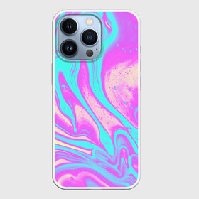 Чехол для iPhone 13 Pro с принтом DIGITAL ART   WAVES   НЕОНОВЫЕ ВОЛНЫ   ПОЛОСЫ   RAINBOW в Кировске,  |  | Тематика изображения на принте: abstraction | digital art | geometry | hexagon | neon | paints | stripes | texture | triangle | абстракция | брызги | геометрия | диджитал арт | краски | неон | неоновый | соты | текстура