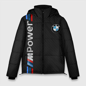 Мужская зимняя куртка 3D с принтом BMW POWER CARBON в Кировске, верх — 100% полиэстер; подкладка — 100% полиэстер; утеплитель — 100% полиэстер | длина ниже бедра, свободный силуэт Оверсайз. Есть воротник-стойка, отстегивающийся капюшон и ветрозащитная планка. 

Боковые карманы с листочкой на кнопках и внутренний карман на молнии. | bmw | carbon power | абстракция | авто | автомобиль | бмв | карбон | лого | логотип | машина | скорость