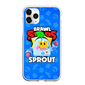 Чехол для iPhone 11 Pro Max матовый с принтом BRAWL STARS SPROUT в Кировске, Силикон |  | 8 bit | 8 бит | bibi | brawl stars | crow | el brown | leon | leon shark | max | mr.p | phoenix | sally leon | shark | sprout | stars | virus | werewolf | акула | биби | вирус | ворон | леон | оборотень | пингвин