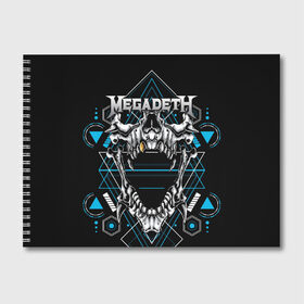 Альбом для рисования с принтом Megadeth в Кировске, 100% бумага
 | матовая бумага, плотность 200 мг. | Тематика изображения на принте: countdown to extinction | бас | гитара | группа | дэйв мастейн | кико лоурейро | лос анджелес | метал | трэш | хард рок | хеви метал