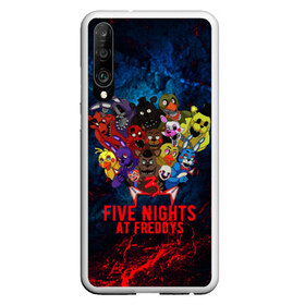 Чехол для Honor P30 с принтом Five Nights At Freddys в Кировске, Силикон | Область печати: задняя сторона чехла, без боковых панелей | 5 ночей с фредди | five nights at freddys | fnaf | horror | nightmare | страшилки | ужасы | фнаф | фредди фазбер | хоррор