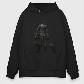 Мужское худи Oversize хлопок с принтом Bloodborne в Кировске, френч-терри — 70% хлопок, 30% полиэстер. Мягкий теплый начес внутри —100% хлопок | боковые карманы, эластичные манжеты и нижняя кромка, капюшон на магнитной кнопке | bloodborne | bloodborne 2 | esport | game | playstation | бладборн | игра | киберспорт | киберспортсмен | порождение крови