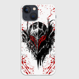 Чехол для iPhone 13 mini с принтом БЕРСЕРК ЧЁРНАЯ МАСКА   BERSERK BLACK MASK в Кировске,  |  | anime | anime berserk | berserk | knight | manga | аниме | аниме берсерк | берсерк | манга | рыцарь