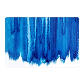 Магнитный плакат 3Х2 с принтом Будь в потоке в Кировске, Полимерный материал с магнитным слоем | 6 деталей размером 9*9 см | water | waterfall | абстракция | акварель | вода | водопад | голубая абстракция | дождь | краска | потеки краски | поток | потоки воды | потоки краски | текстура
