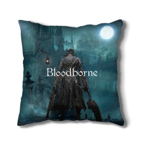 Подушка 3D с принтом Bloodborne. в Кировске, наволочка – 100% полиэстер, наполнитель – холлофайбер (легкий наполнитель, не вызывает аллергию). | состоит из подушки и наволочки. Наволочка на молнии, легко снимается для стирки | bloodborne | bloodborne 2 | esport | game | playstation | бладборн | игра | киберспорт | киберспортсмен | порождение крови