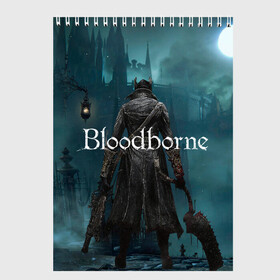 Скетчбук с принтом Bloodborne в Кировске, 100% бумага
 | 48 листов, плотность листов — 100 г/м2, плотность картонной обложки — 250 г/м2. Листы скреплены сверху удобной пружинной спиралью | bloodborne | bloodborne 2 | esport | game | playstation | бладборн | игра | киберспорт | киберспортсмен | порождение крови