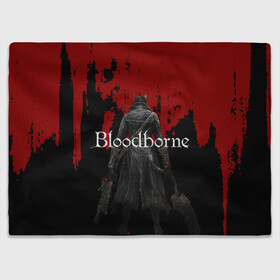 Плед 3D с принтом Bloodborne. в Кировске, 100% полиэстер | закругленные углы, все края обработаны. Ткань не мнется и не растягивается | bloodborne | bloodborne 2 | esport | game | playstation | бладборн | игра | киберспорт | киберспортсмен | порождение крови