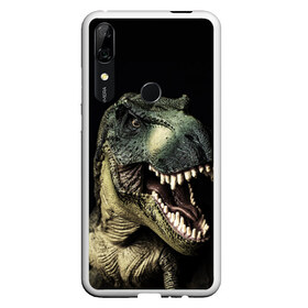 Чехол для Honor P Smart Z с принтом Динозавр T-Rex в Кировске, Силикон | Область печати: задняя сторона чехла, без боковых панелей | dino | dinosauria | t rex | ti rex | дино | динозавр | парк юрского | т рекс | ти рекс | чудовище | юрский период | ящер | ящерица