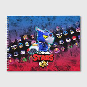 Альбом для рисования с принтом CROW BRAWL STARS в Кировске, 100% бумага
 | матовая бумага, плотность 200 мг. | brawl | crow | leon | lion | sally | shark | spike | sprout | stars | бравл | весёлая | ворона | детская | для школы | игра | кактус | космос | красочная | кроу | леон | лион | мультик | ребёнку | робот | светлая | спайк | старз | старс | 