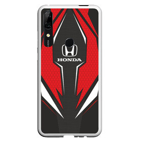 Чехол для Honor P Smart Z с принтом Honda Driver team Red в Кировске, Силикон | Область печати: задняя сторона чехла, без боковых панелей | driver | driver team | honda | honda team | racing | гонки | машины | тачки | хонда