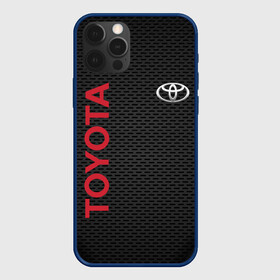 Чехол для iPhone 12 Pro с принтом TOYOTA | ТОЙОТА (Z) в Кировске, силикон | область печати: задняя сторона чехла, без боковых панелей | 2020 | alphard | auto | camry | corolla | highlander | hilux | land cruiser 200 | prado | rav4 | sport | supra | toyota | tundra | авто | автомобиль | автомобильные | альфард | бренд | камри | марка | машины | спорт | тойота