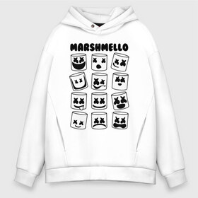 Мужское худи Oversize хлопок с принтом FORTNITE x MARSHMELLO в Кировске, френч-терри — 70% хлопок, 30% полиэстер. Мягкий теплый начес внутри —100% хлопок | боковые карманы, эластичные манжеты и нижняя кромка, капюшон на магнитной кнопке | Тематика изображения на принте: deadmau5 | fortnite | fortnite 2 | fortnite x маршмелло | ikonik | marshmello | ninja | ninja streamer | raven | travis scott | ворон | иконик | ниндзя | пили | рейвен | трэвис скотт | фортнайт