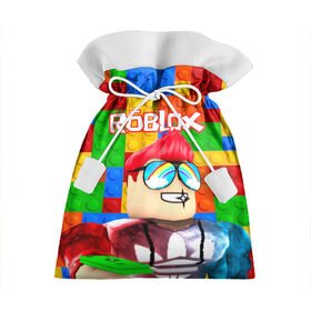 Подарочный 3D мешок с принтом ROBLOX [3] в Кировске, 100% полиэстер | Размер: 29*39 см | Тематика изображения на принте: box | lego | minecraft | roblox | роблокс