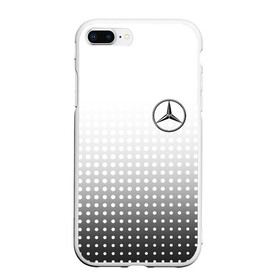 Чехол для iPhone 7Plus/8 Plus матовый с принтом Mercedes-Benz в Кировске, Силикон | Область печати: задняя сторона чехла, без боковых панелей | amg | mercedes | mercedes значок | mercedes лого | mercedes марка | амг | бенц | лого автомобиля | логотип мерседес | мерин | мерс | мерседес | мерседес бенз | мерседес лого | мерседес эмблема