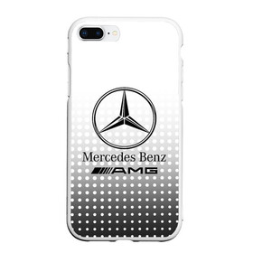 Чехол для iPhone 7Plus/8 Plus матовый с принтом Mercedes-Benz в Кировске, Силикон | Область печати: задняя сторона чехла, без боковых панелей | amg | mercedes | mercedes значок | mercedes лого | mercedes марка | амг | бенц | лого автомобиля | логотип мерседес | мерин | мерс | мерседес | мерседес бенз | мерседес лого | мерседес эмблема