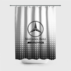 Штора 3D для ванной с принтом Mercedes-Benz в Кировске, 100% полиэстер | плотность материала — 100 г/м2. Стандартный размер — 146 см х 180 см. По верхнему краю — пластиковые люверсы для креплений. В комплекте 10 пластиковых колец | amg | mercedes | mercedes значок | mercedes лого | mercedes марка | амг | бенц | лого автомобиля | логотип мерседес | мерин | мерс | мерседес | мерседес бенз | мерседес лого | мерседес эмблема