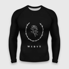 Мужской рашгард 3D с принтом MXDVS в Кировске,  |  | +32 | 32 | logo | mxdvs | бренд | бренд mxdvs | бренловые картинки | лого | лого mxdvs | логотип | логотип mxdvs | мхдвс | прикольные картинки | роза | шипы