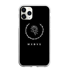 Чехол для iPhone 11 Pro Max матовый с принтом MXDVS в Кировске, Силикон |  | +32 | 32 | logo | mxdvs | бренд | бренд mxdvs | бренловые картинки | лого | лого mxdvs | логотип | логотип mxdvs | мхдвс | прикольные картинки | роза | шипы