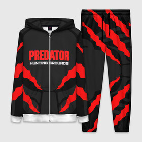 Женский костюм 3D с принтом PREDATOR:HUNTING GROUNDS в Кировске,  |  | predator hunting grounds | predator. | охотничьи угодья | чужой против хищника