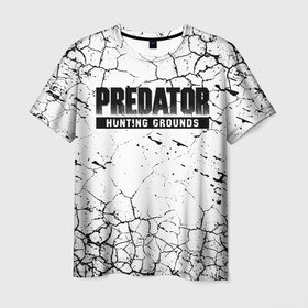 Мужская футболка 3D с принтом PREDATOR: HUNTING GROUNDS. в Кировске, 100% полиэфир | прямой крой, круглый вырез горловины, длина до линии бедер | Тематика изображения на принте: 90 е | predator | predator:hunting grounds | апгрейд | взгляд | воители | добыча | клыки | монстр | монстры | предатор | пришелец | против чужого | существо | фантастика | фэнтези | хищник