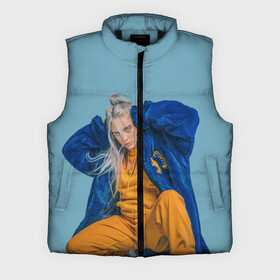 Мужской жилет утепленный 3D с принтом Billie Eilish в Кировске,  |  | billie eilish | billie eilish bury | billie eilish merch | билли айлиш | билли айлиш мерч