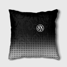 Подушка 3D с принтом Volkswagen в Кировске, наволочка – 100% полиэстер, наполнитель – холлофайбер (легкий наполнитель, не вызывает аллергию). | состоит из подушки и наволочки. Наволочка на молнии, легко снимается для стирки | volkswagen | vw | vw значок | vw лого | vw марка | vw эмблема | wv | значок vw | значок фольксваген | лого автомобиля | лого вольцваген | логотип vw | фольксваген | фольцваген