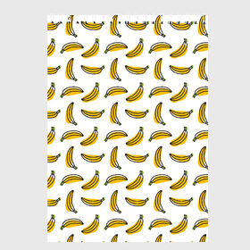 Скетчбук с принтом Бананы в Кировске, 100% бумага
 | 48 листов, плотность листов — 100 г/м2, плотность картонной обложки — 250 г/м2. Листы скреплены сверху удобной пружинной спиралью | banana | vegan | абстракция банан | банан | бананы | веган | веганам | веганский | гавайский | еда | желтый | летний | лето | паттерн | правильное питание | рисунок банан | рисунок линией | фрукты