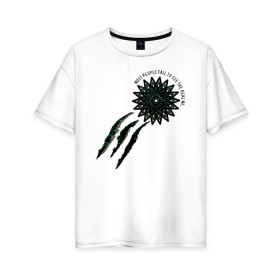 Женская футболка хлопок Oversize с принтом Arrow в Кировске, 100% хлопок | свободный крой, круглый ворот, спущенный рукав, длина до линии бедер
 | arrow | vdzabma | стрела