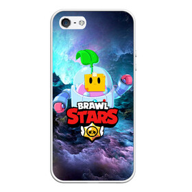 Чехол для iPhone 5/5S матовый с принтом BRAWL STARS SPROUT в Кировске, Силикон | Область печати: задняя сторона чехла, без боковых панелей | 8 bit | 8 бит | bibi | brawl stars | crow | el brown | leon | leon shark | max | mr.p | phoenix | sally leon | shark | sprout | stars | virus | werewolf | акула | биби | вирус | ворон | леон | оборотень | пингвин