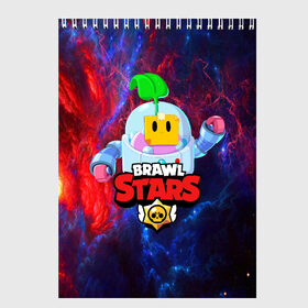 Скетчбук с принтом BRAWL STARS SPROUT в Кировске, 100% бумага
 | 48 листов, плотность листов — 100 г/м2, плотность картонной обложки — 250 г/м2. Листы скреплены сверху удобной пружинной спиралью | 8 bit | 8 бит | bibi | brawl stars | crow | el brown | leon | leon shark | max | mr.p | phoenix | sally leon | shark | sprout | stars | virus | werewolf | акула | биби | вирус | ворон | леон | оборотень | пингвин